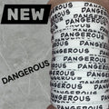 Flachkordel mit 3D Druck * DANGEROUS - 10mm