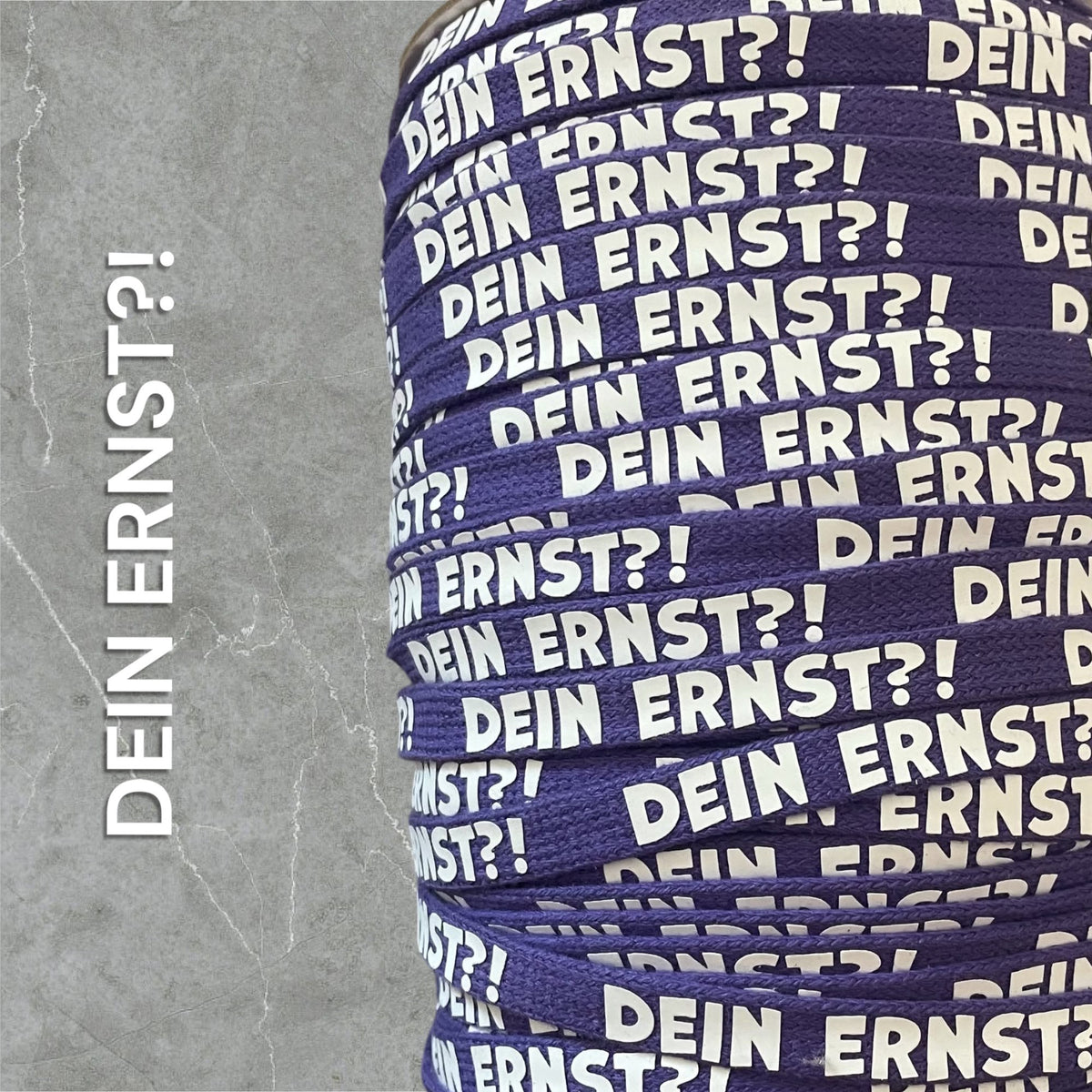 Flachkordel mit 3D Druck * DEIN ERNST?! - 10mm
