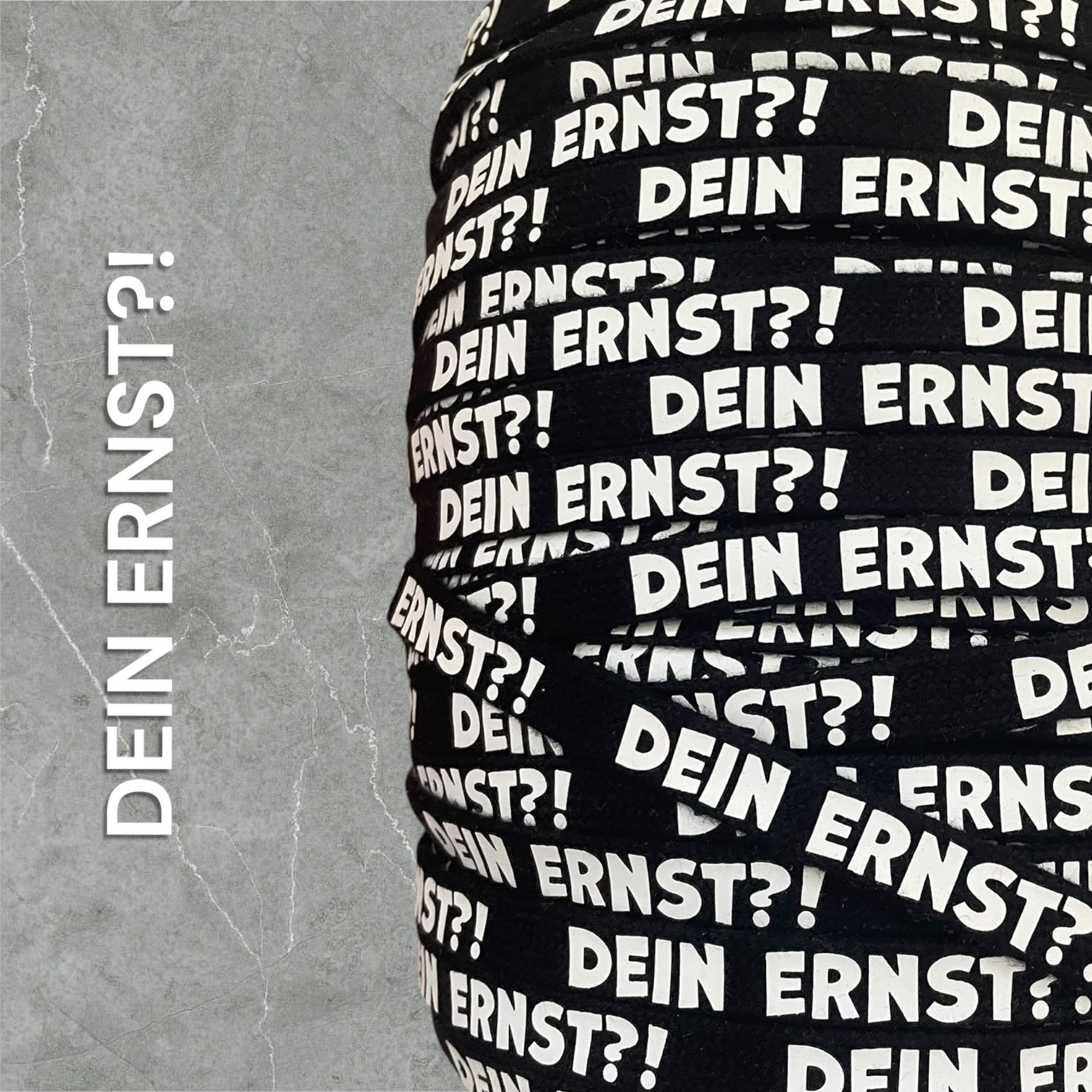 Flachkordel mit 3D Druck * DEIN ERNST?! - 10mm