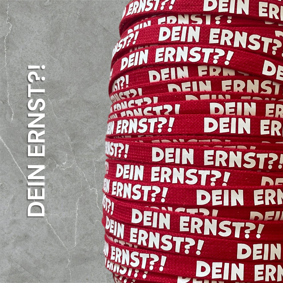 Flachkordel mit 3D Druck * DEIN ERNST?! - 10mm