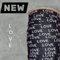 Flachkordel mit 3D Druck * LOVE - 10mm