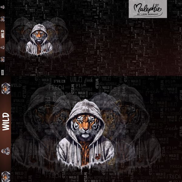 Panel * WILD 1 - French Terry