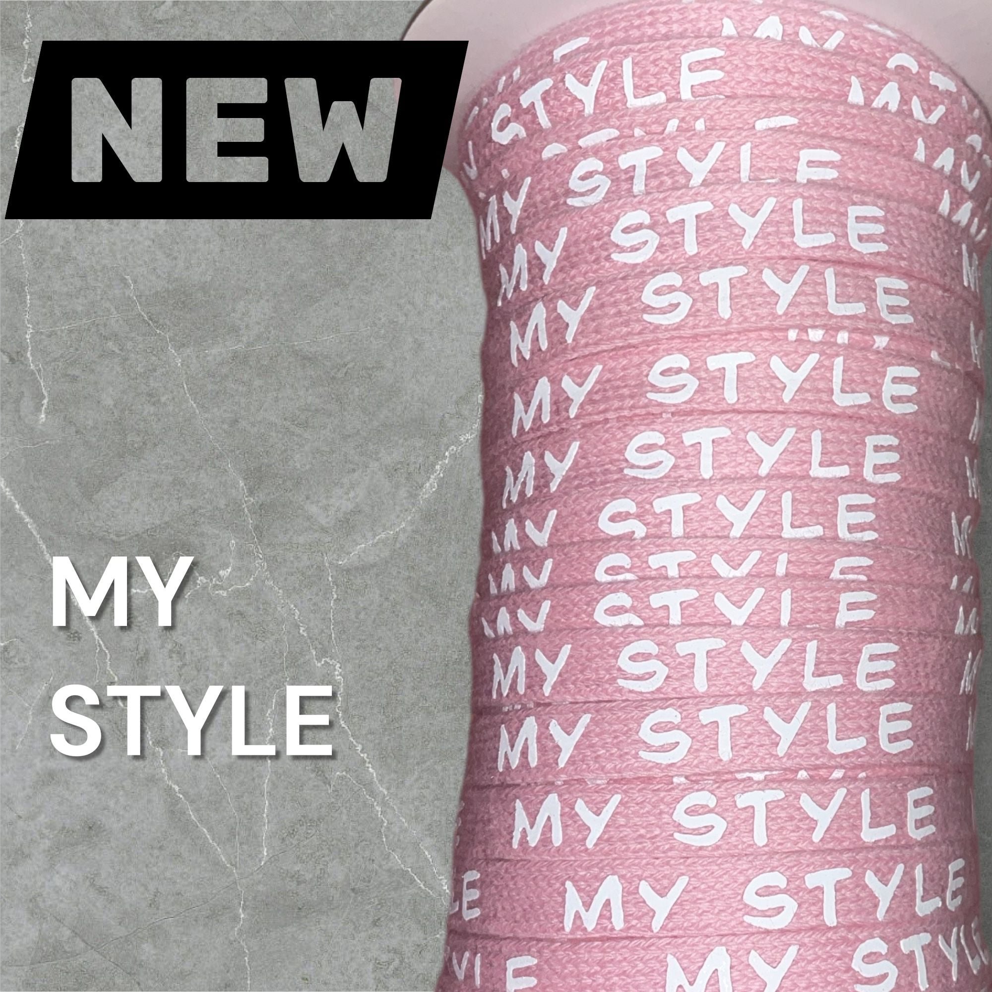 Flachkordel mit 3D Druck * MY STYLE - 10mm