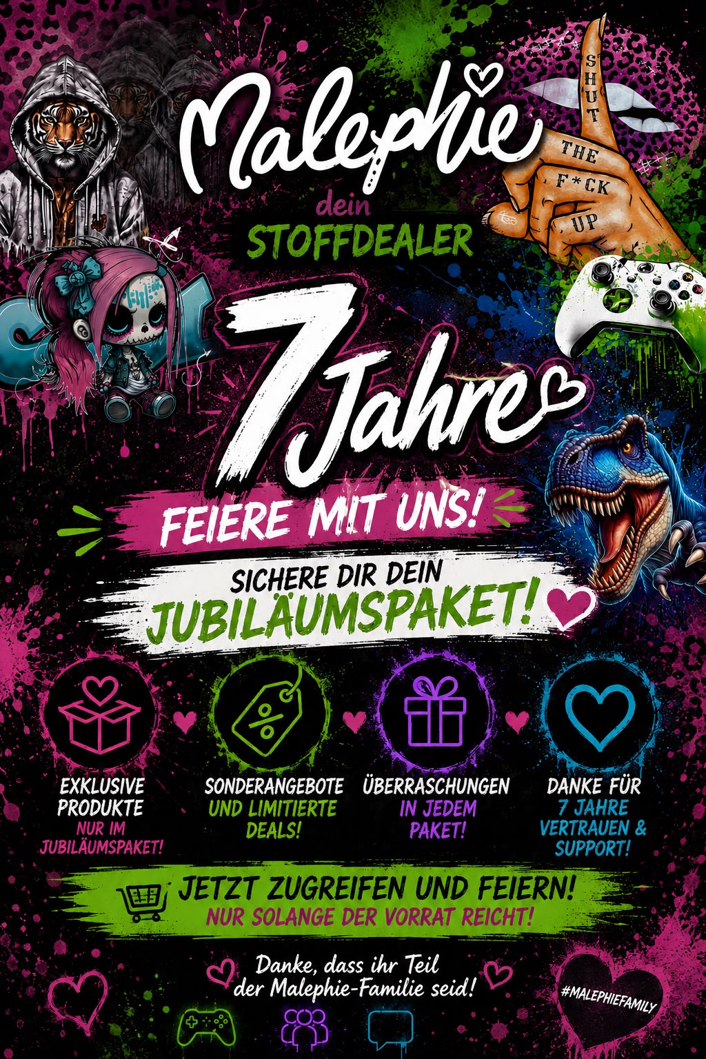 7 Jahre Malephie - Jubiläumspaket *MINI*