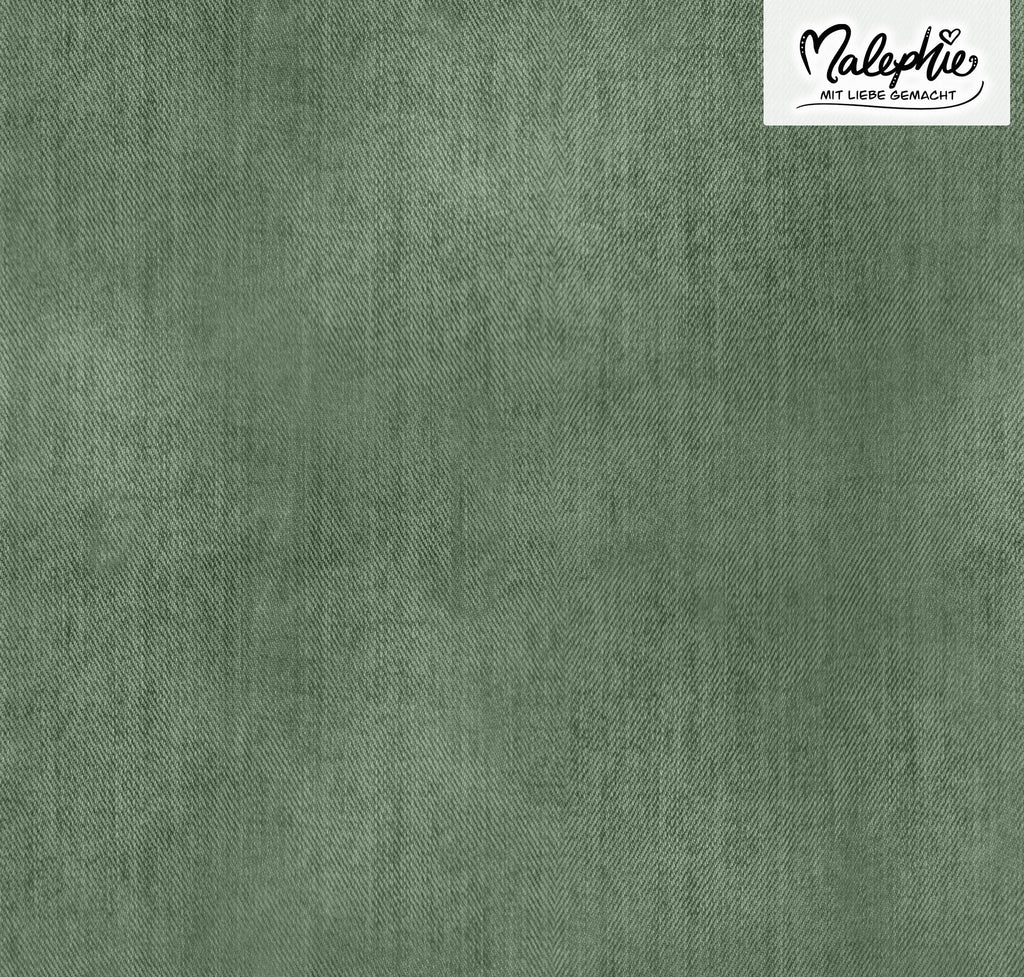 Allover * Denim GREEN - French Terry