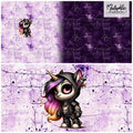 Panel * ROCK UNICORN PURPLE - French Terry