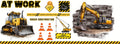 BB10 * Baustelle - Bügelbildbogen
