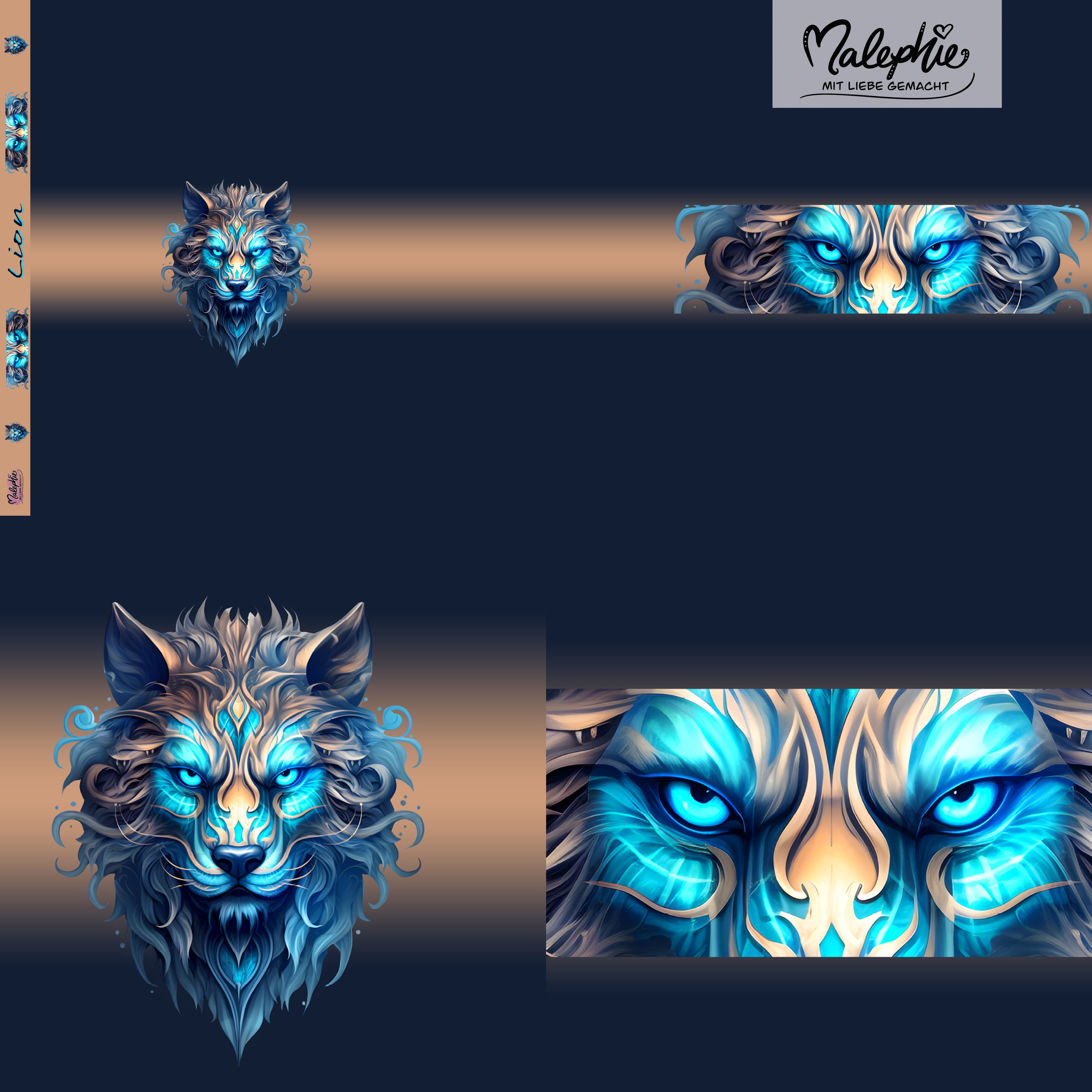 Panel * LION - French Terry