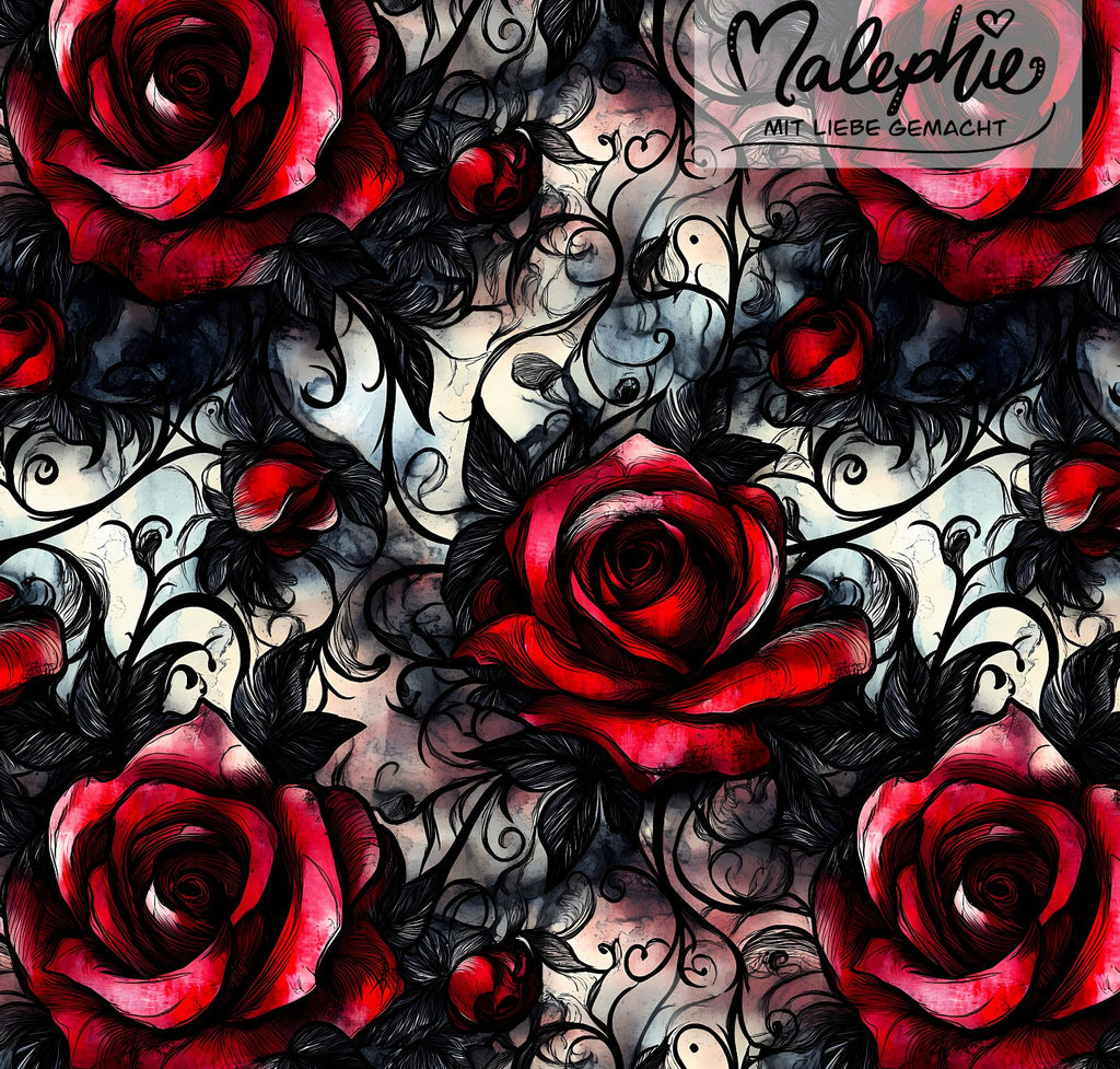 Allover *Rosen* - French Terry