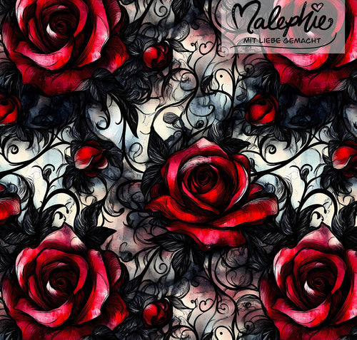 Allover *Rosen* - French Terry