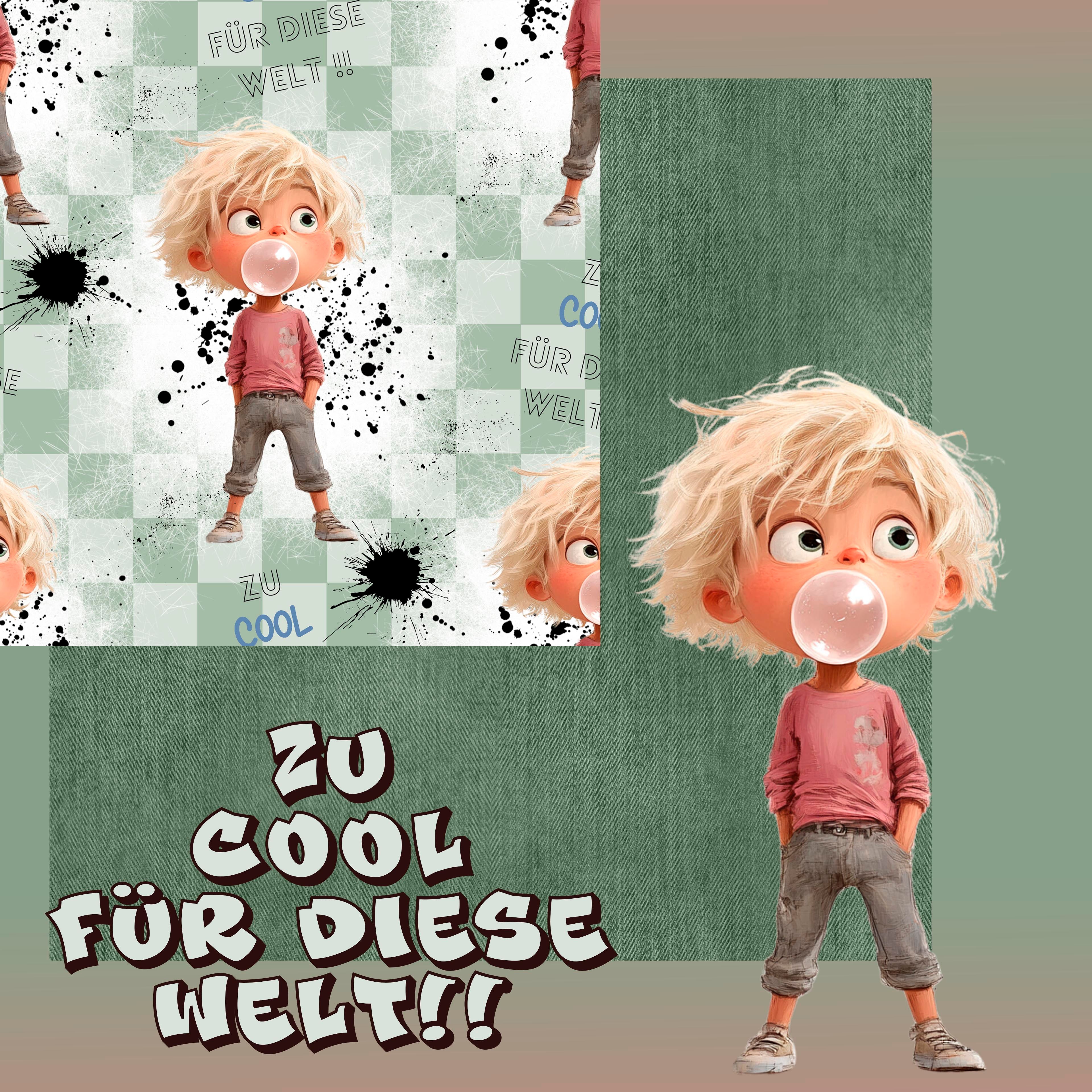 Allover * ZU COOL,... BOY - French Terry