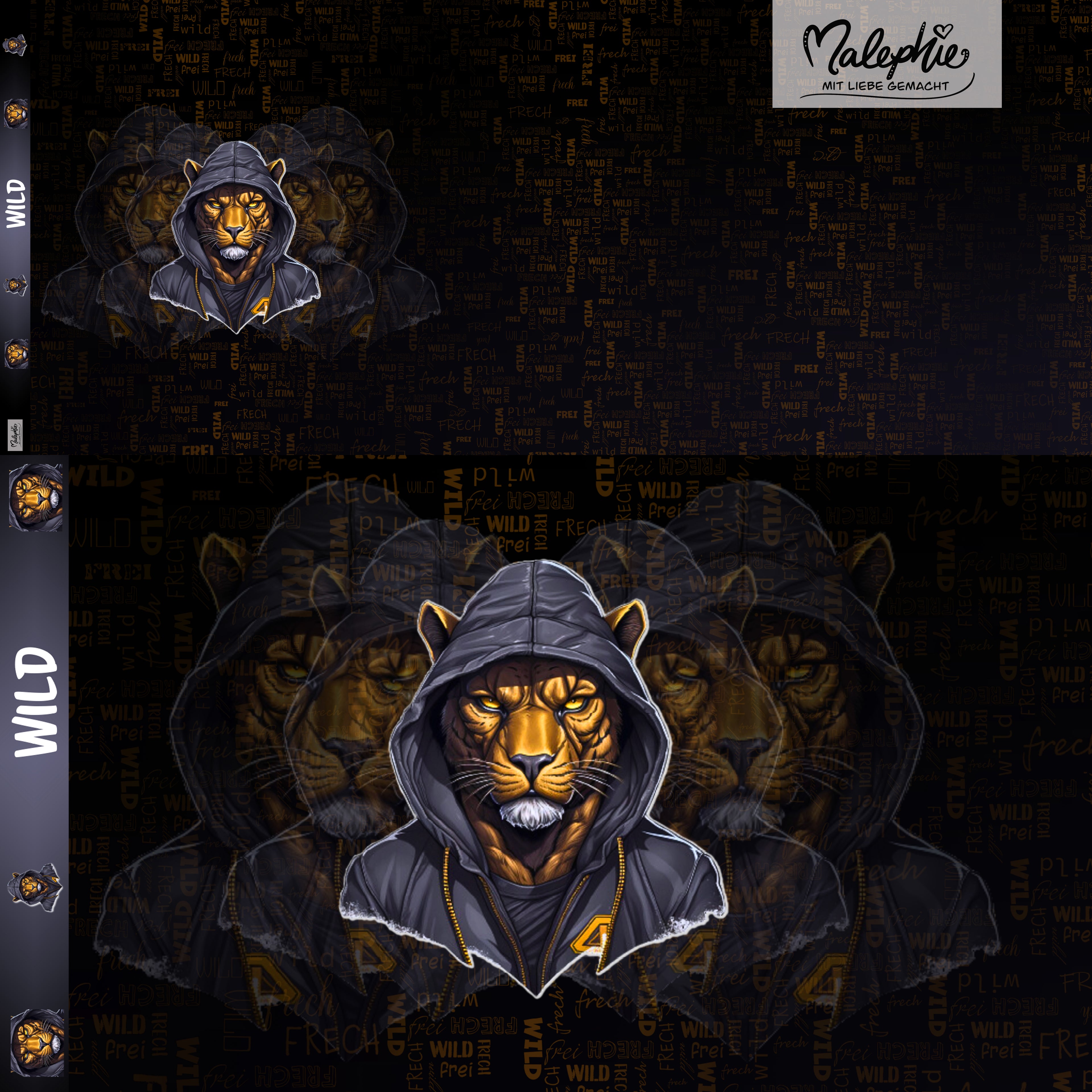 Panel * WILD 2 - French Terry